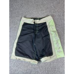 Quicksilver Board Shorts Mens 32 Mesh Lace Up Quick Dry Beach Surf Swim Trunks